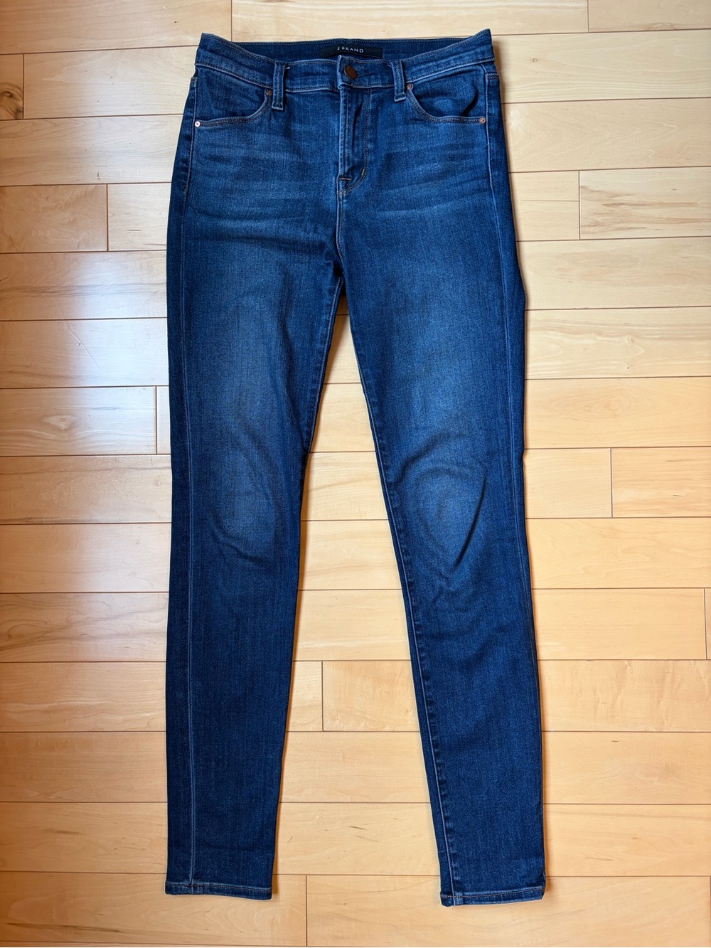 J Brand Maria High Rise Indigo Skinny Jeans